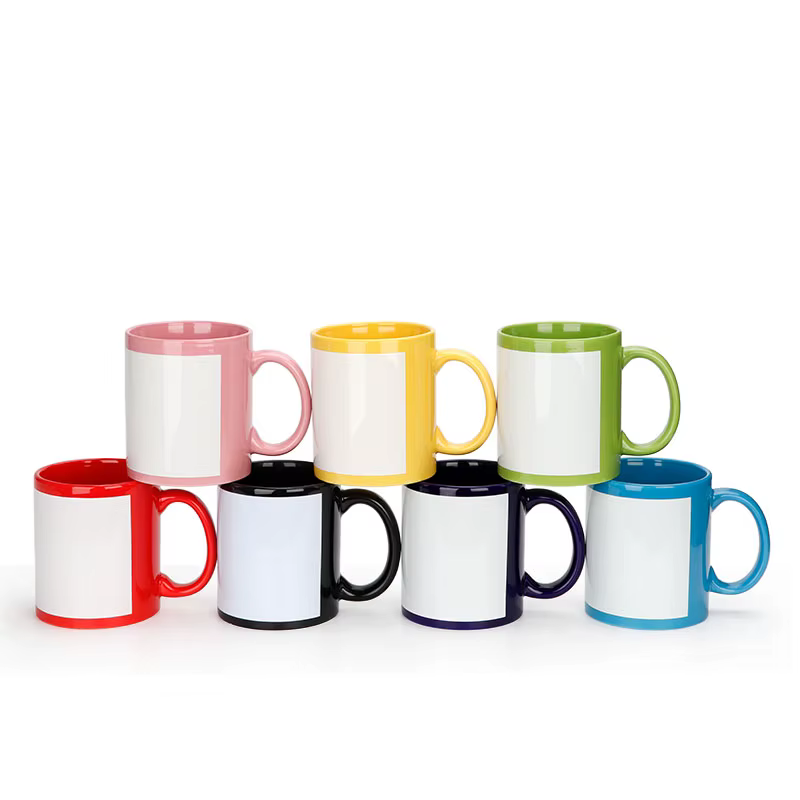 Tasse en céramique noire de 350ML