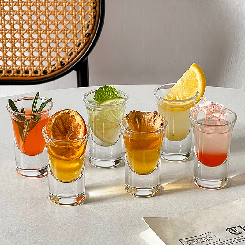 Verre à Shot à fond épais 30ml/60ml