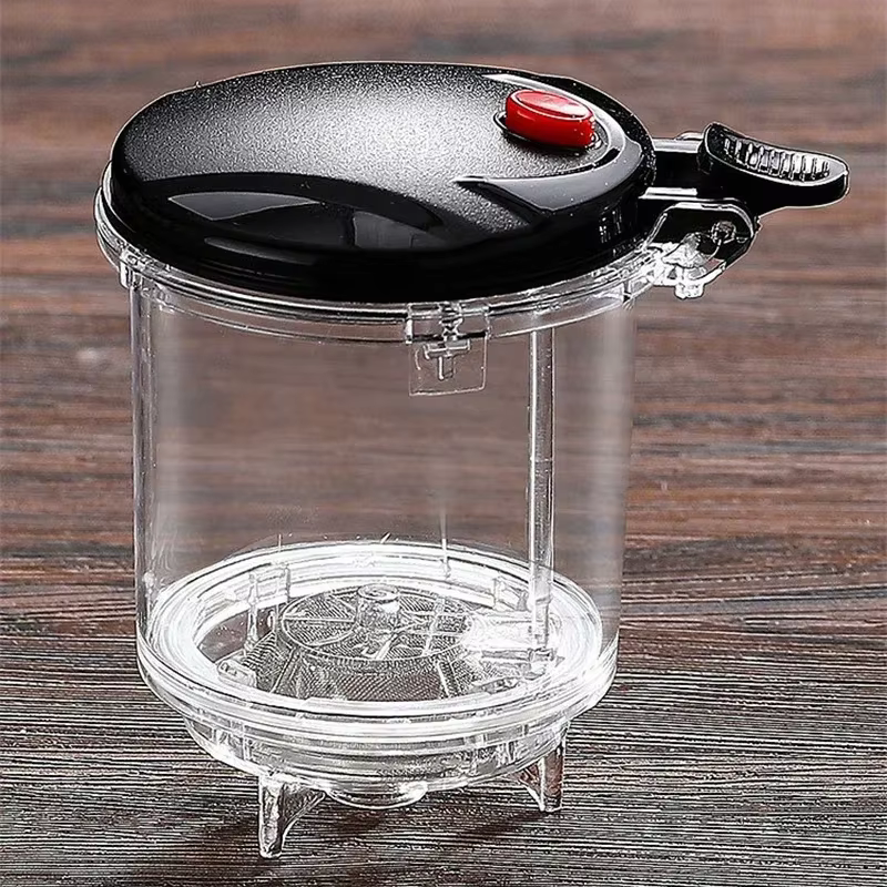 Presse pour filtrer la tasse à thé en verre résistant à la chaleur