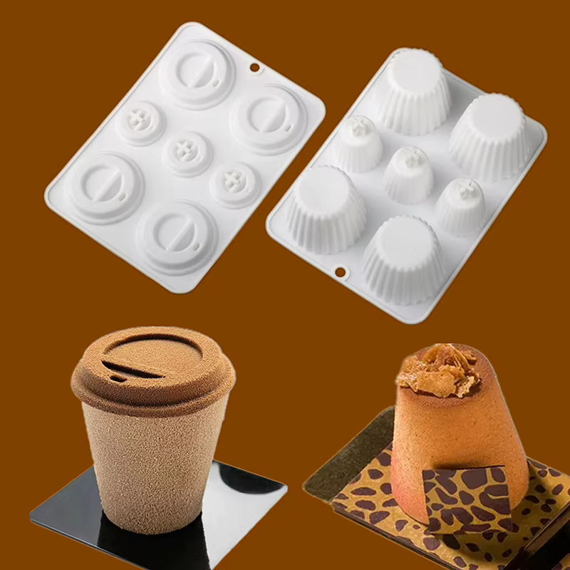 Moule à gâteau en Mousse au chocolat en Silicone