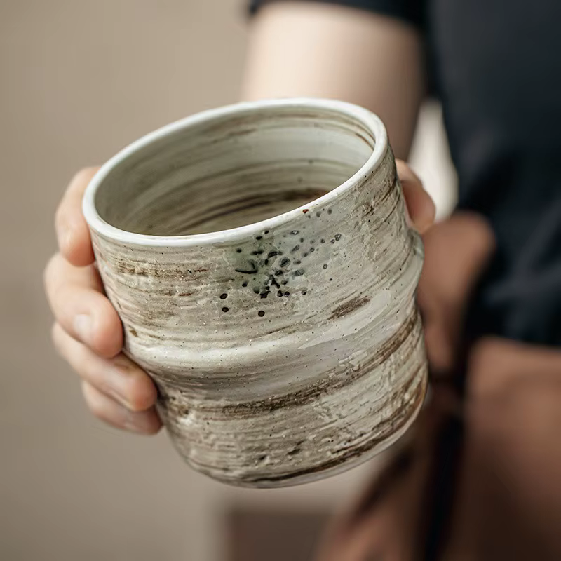 Tasse à café en céramique brute japonaise