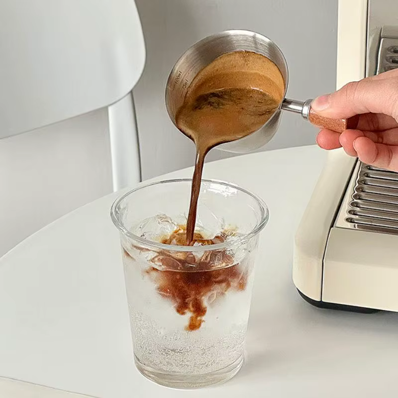 Tasse d'extrait de café en acier inoxydable de 100ml