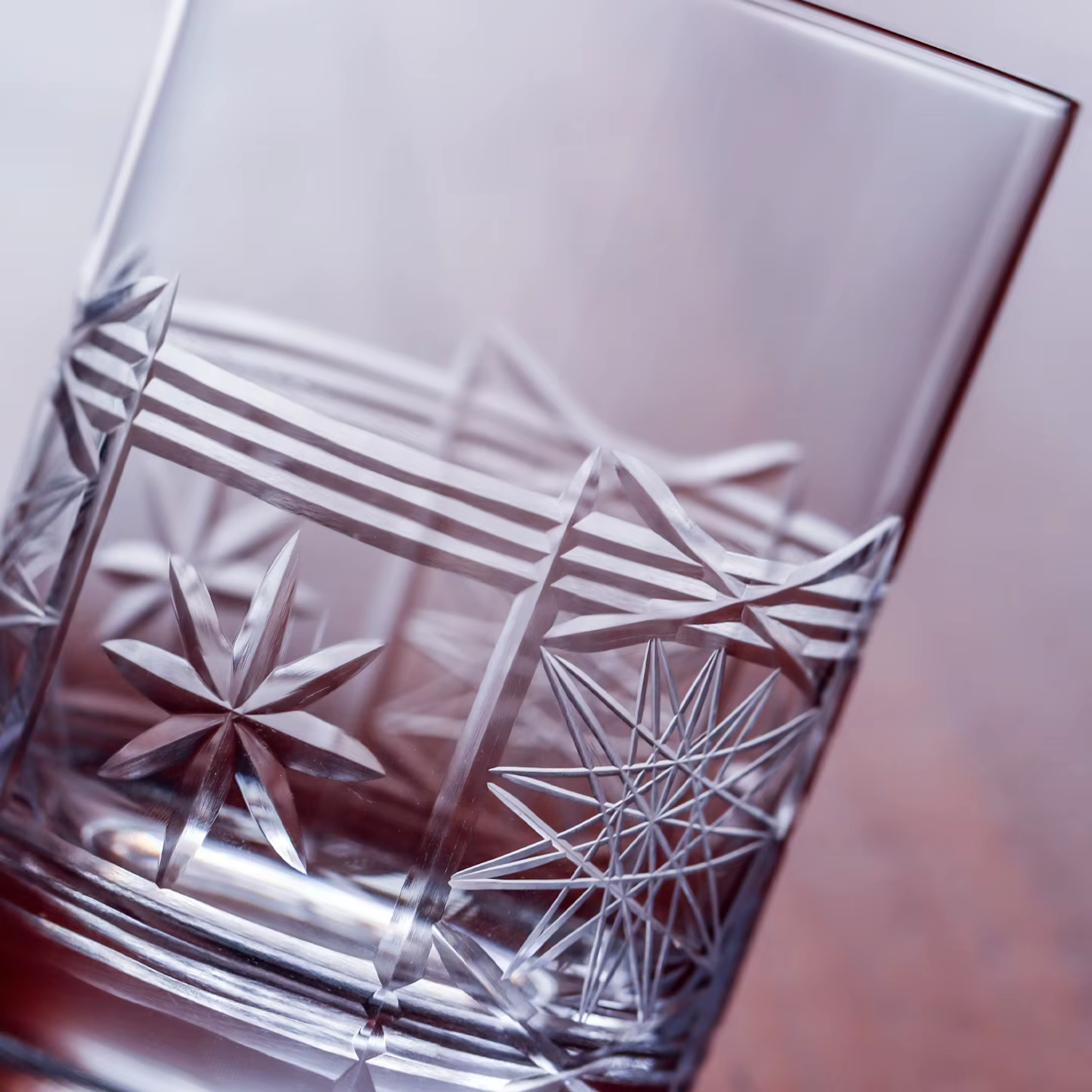 CRISON Tasse à mélanger pour cocktail gravée en verre de cristal fait à la main