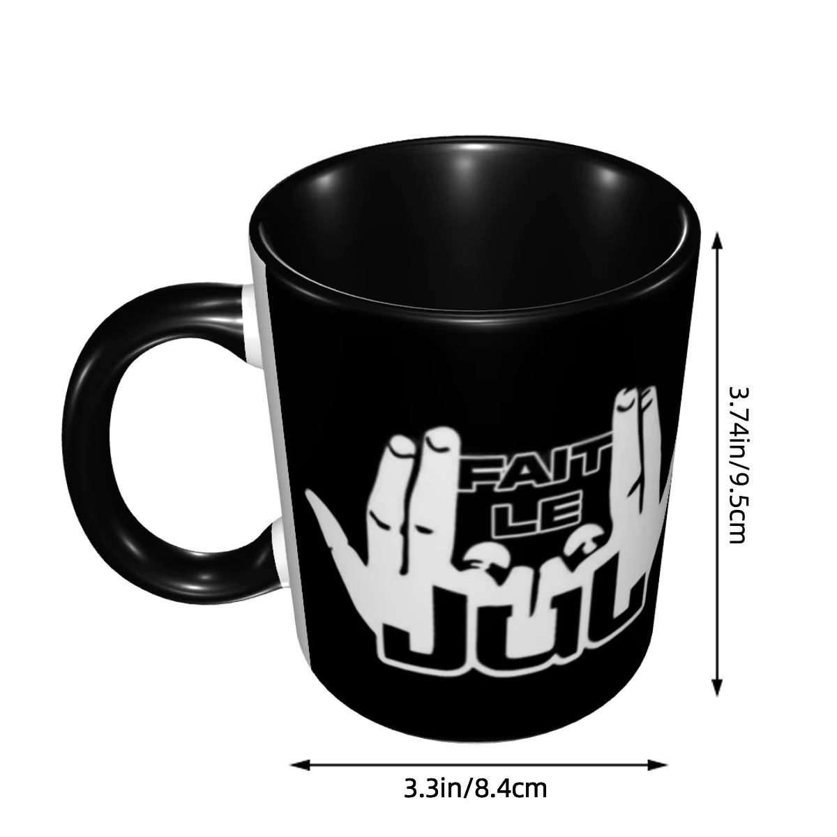 Tasses de musique de rappeur personnalisées