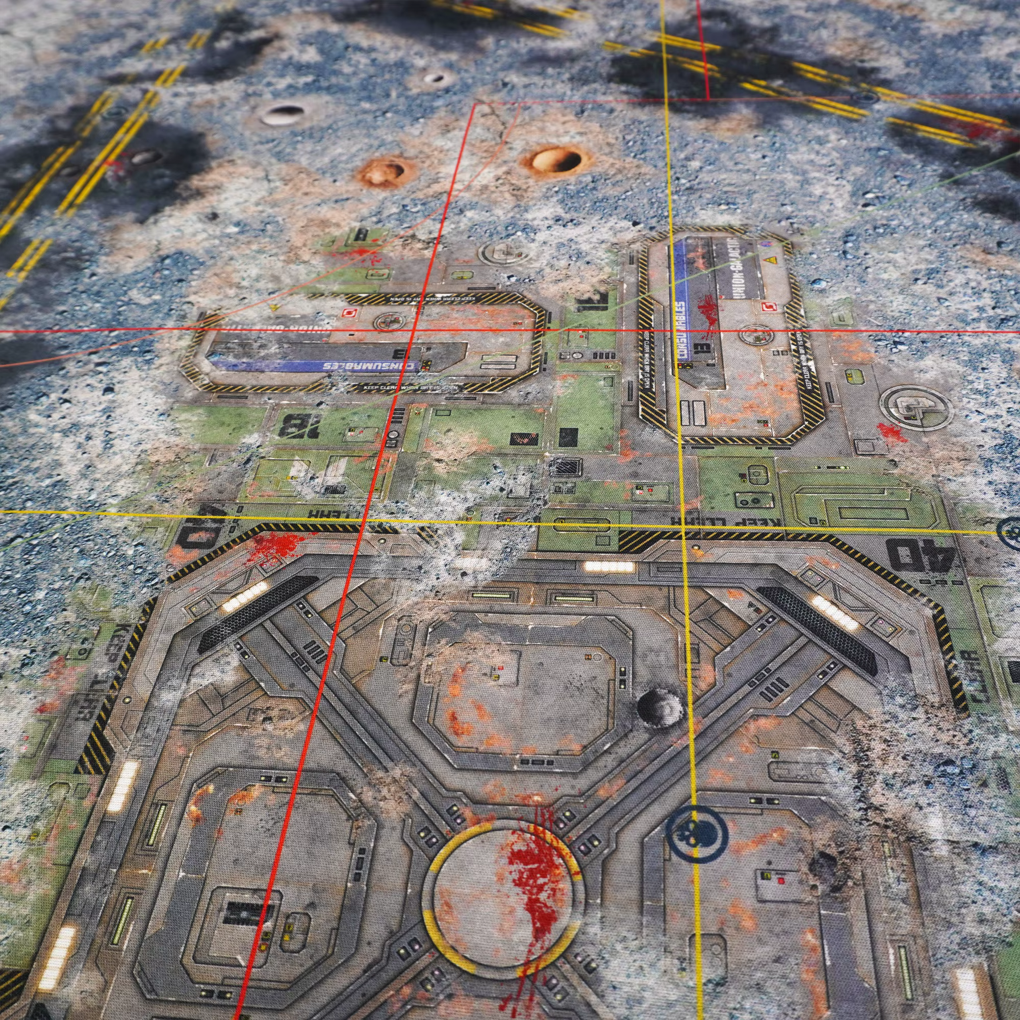 Battlemat, Gamemat, Deployement Zone, NOUVELLE édition 11e, 66"x44", Accessoires de wargame, Battlemats