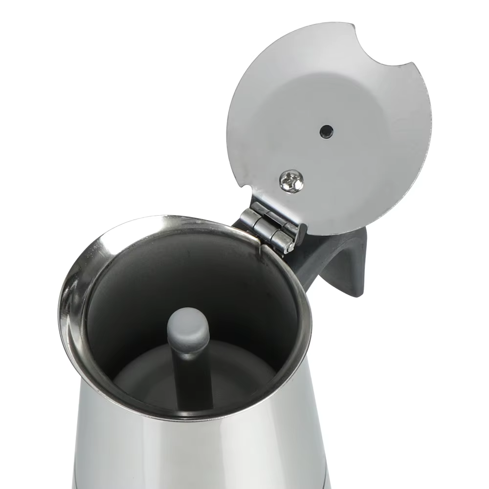 Cafetière Moka en acier inoxydable