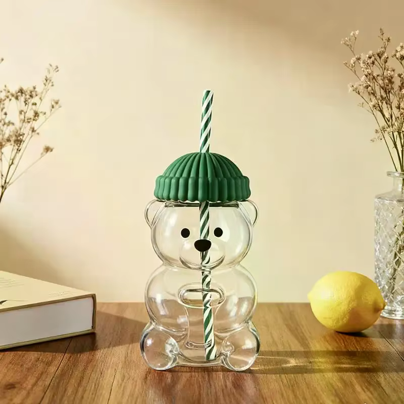 Mug à café en forme d'ours de dessin animé