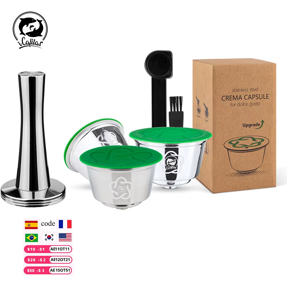 ICafilas Capsule de café réutilisable Dolce Gusto 3ème