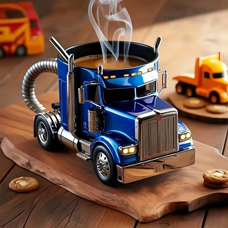 Tasse à café de camion faite à la main européenne