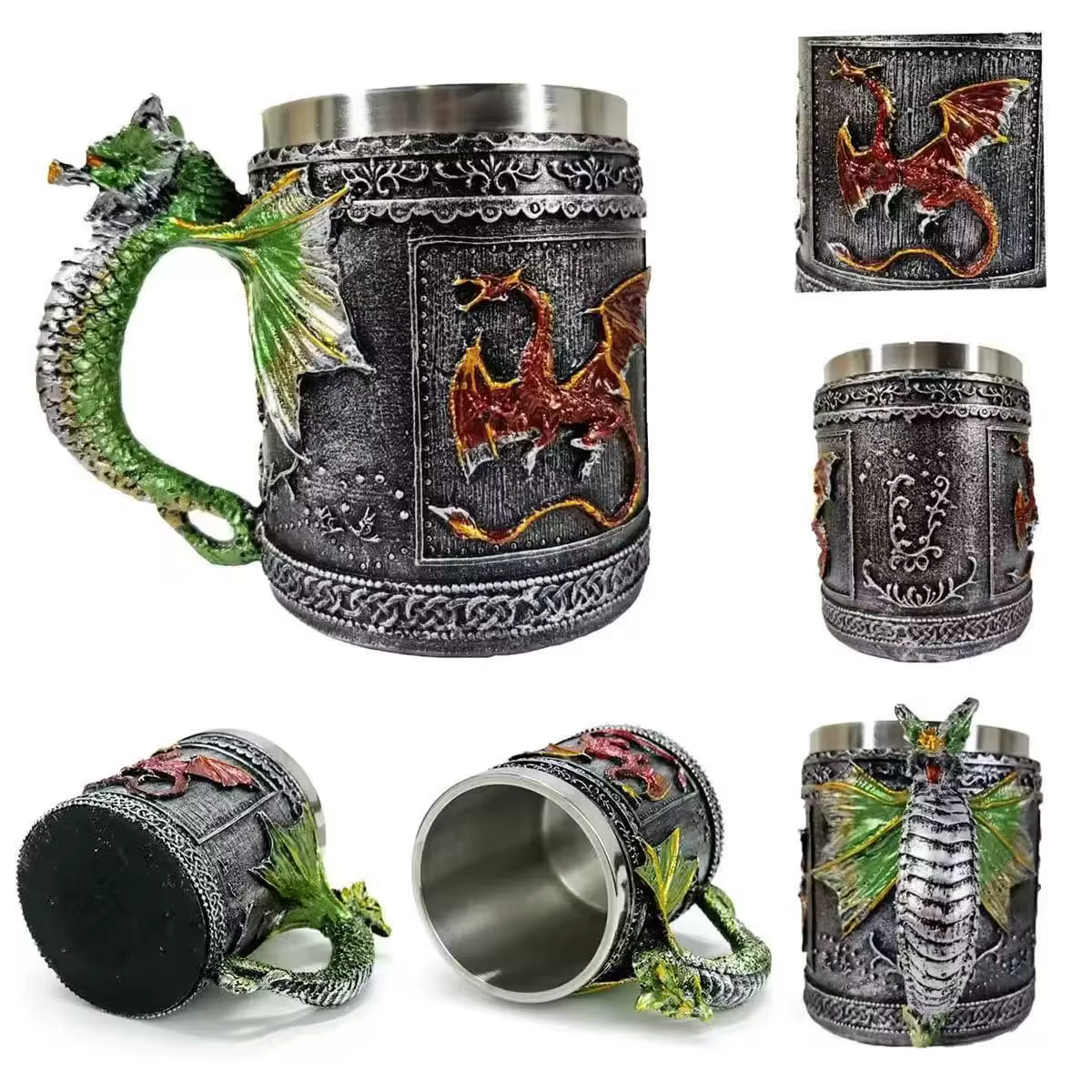 Tasse créative en acier inoxydable Feilong