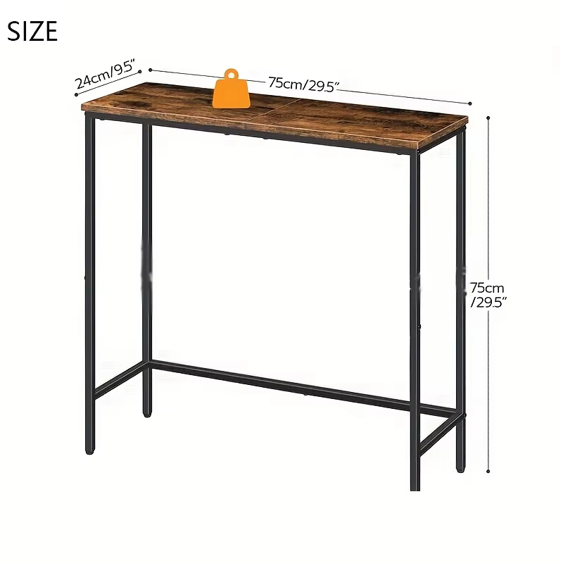 Table console - Table d'entrée moderne industrielle