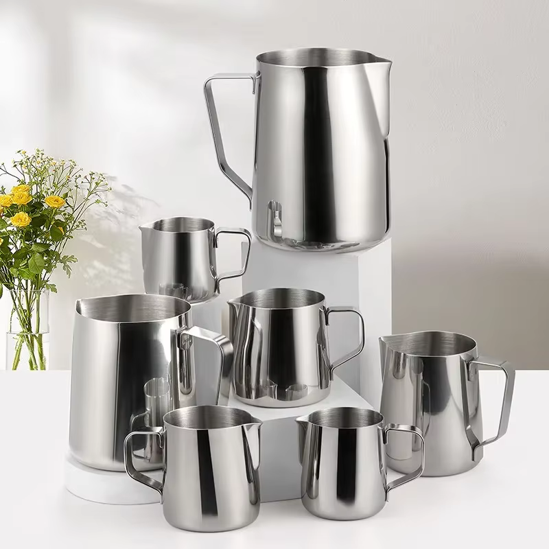 12/20 Oz acier inoxydable Latte café Art tasse bec haut de gamme