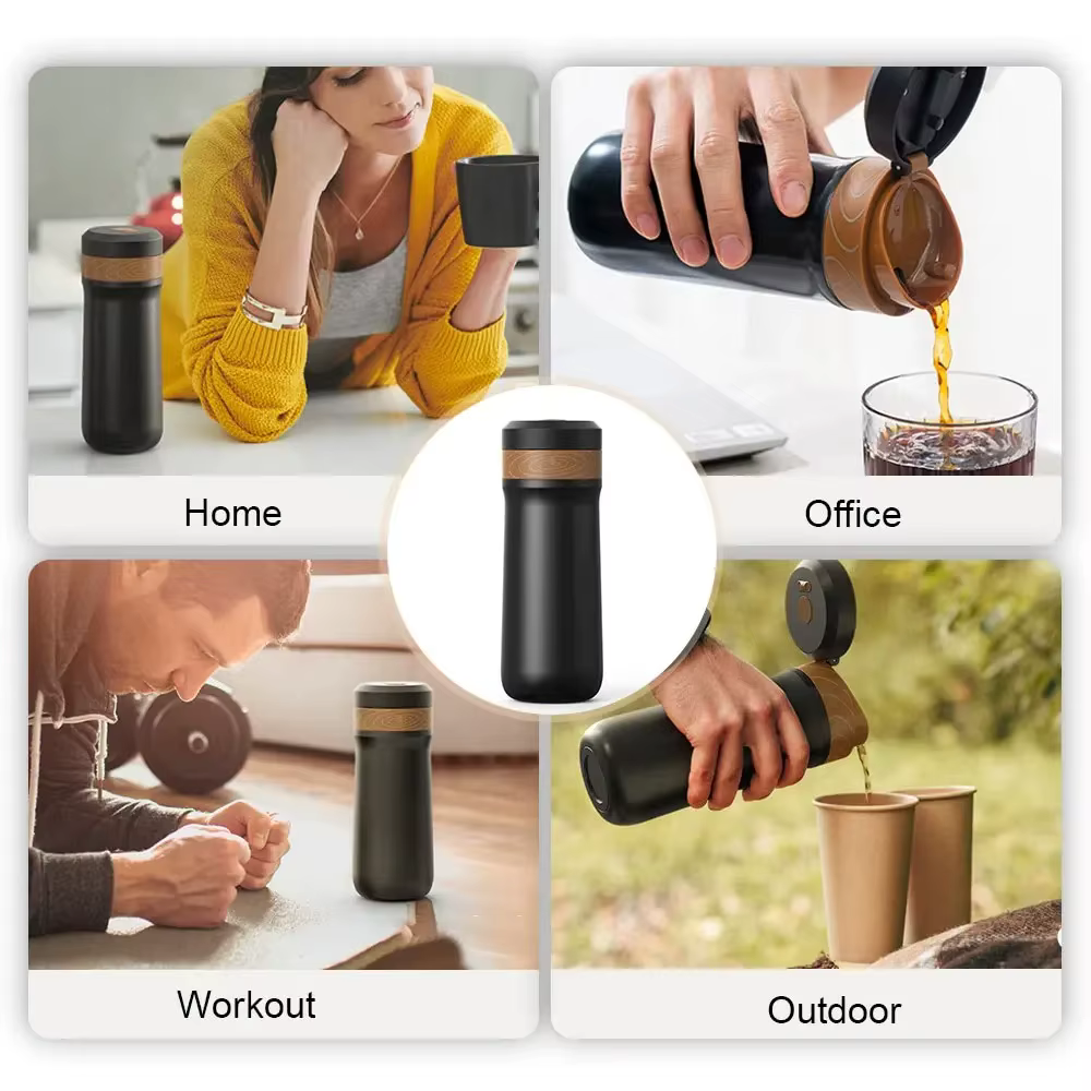 Mug à café portable French Press 320 ml