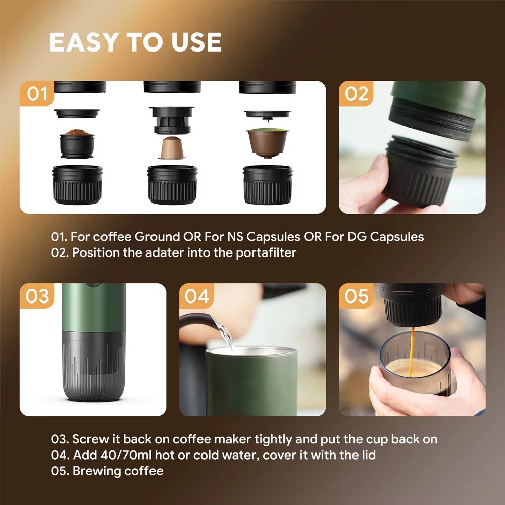 Adaptateur pour machine à café portable ICafilas