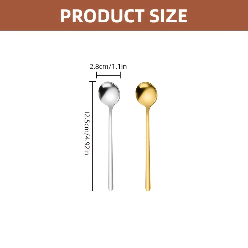Cuillères à café en acier inoxydable