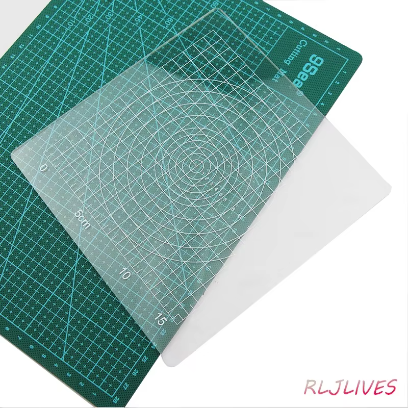 Plaque de pression carrée transparente en acrylique pour pâte polymère, tampon de modelage, outils de bricolage, outil de roulement de pâte DIY