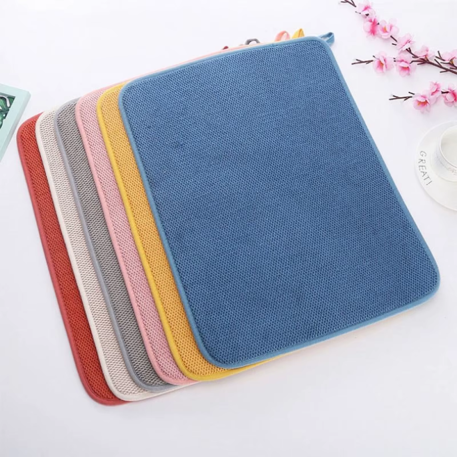 Tapis de vaccage de la Vaisselle en Microcarence Absorbant
