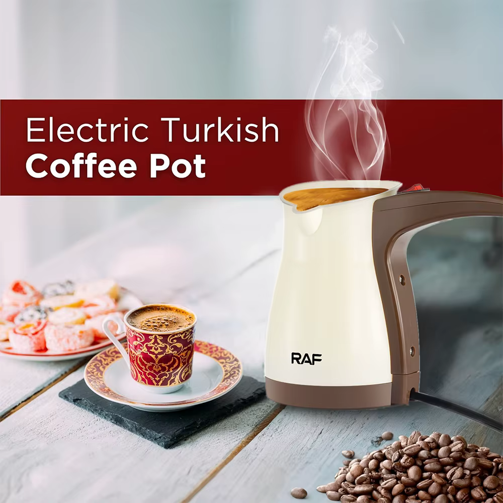 Cafetière turque avec chauffage en rine