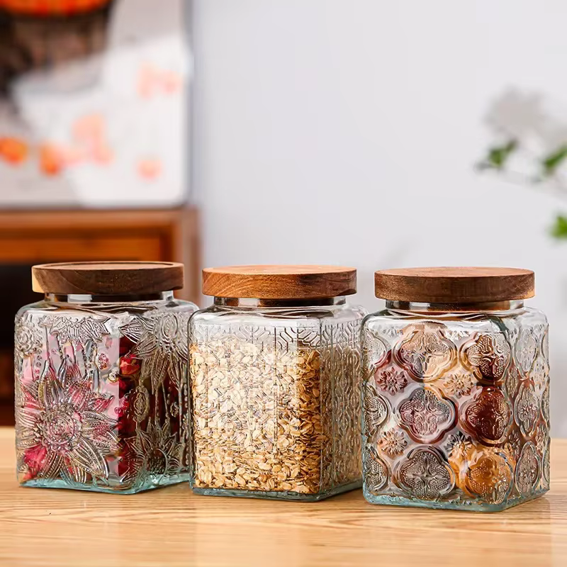 Boîtes en verre hermétiques pour le stockage des aliments