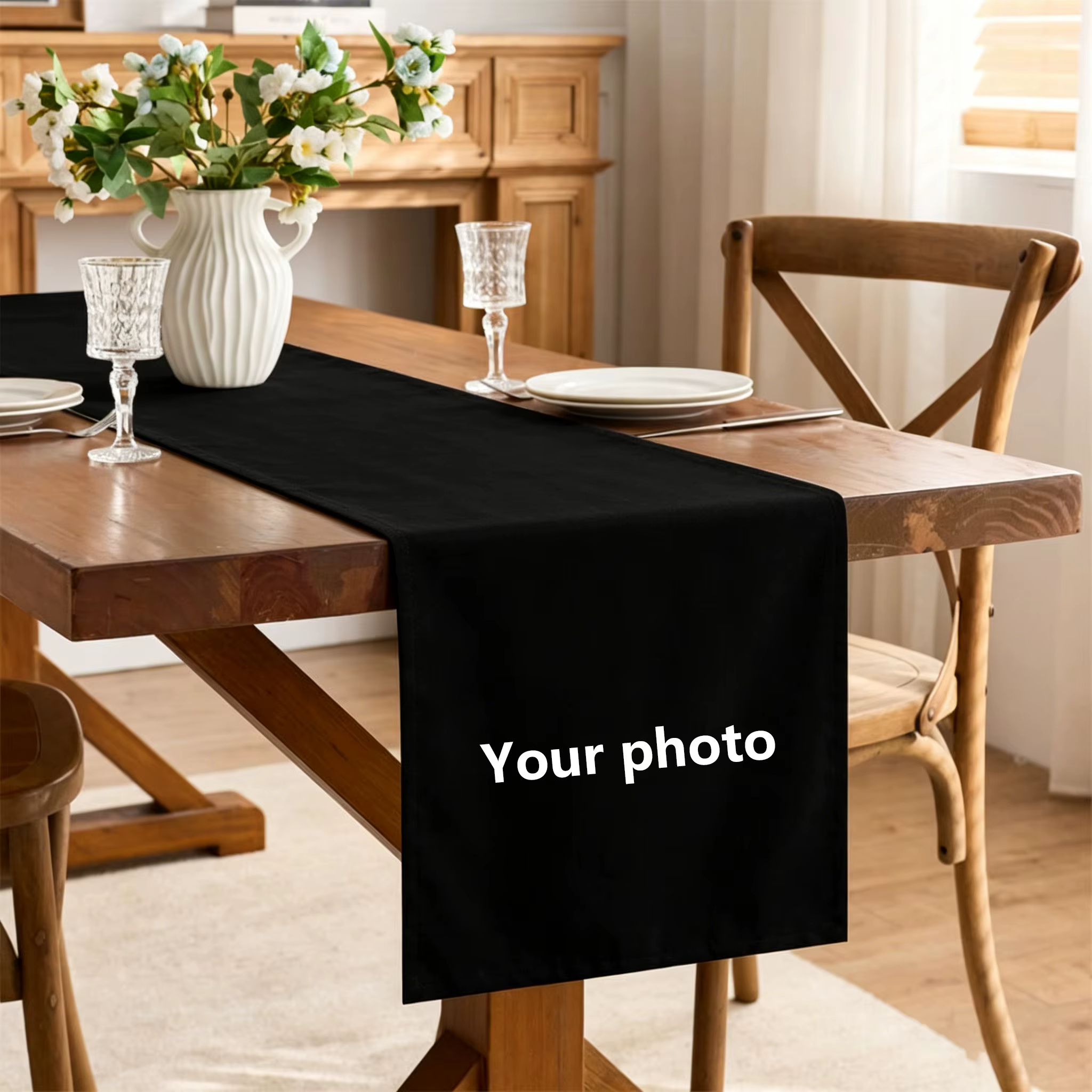 Chemin de table personnalisé à imprimer soi-même