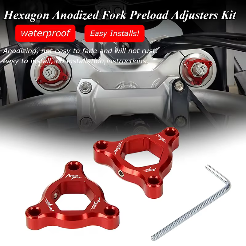 19MM pour CRF1000L Africa Twin CRF1000 CRF 1000 L 1000L 2016-2022 2020 2021 accessoires fourche de Suspension avant ajusteurs de précharge