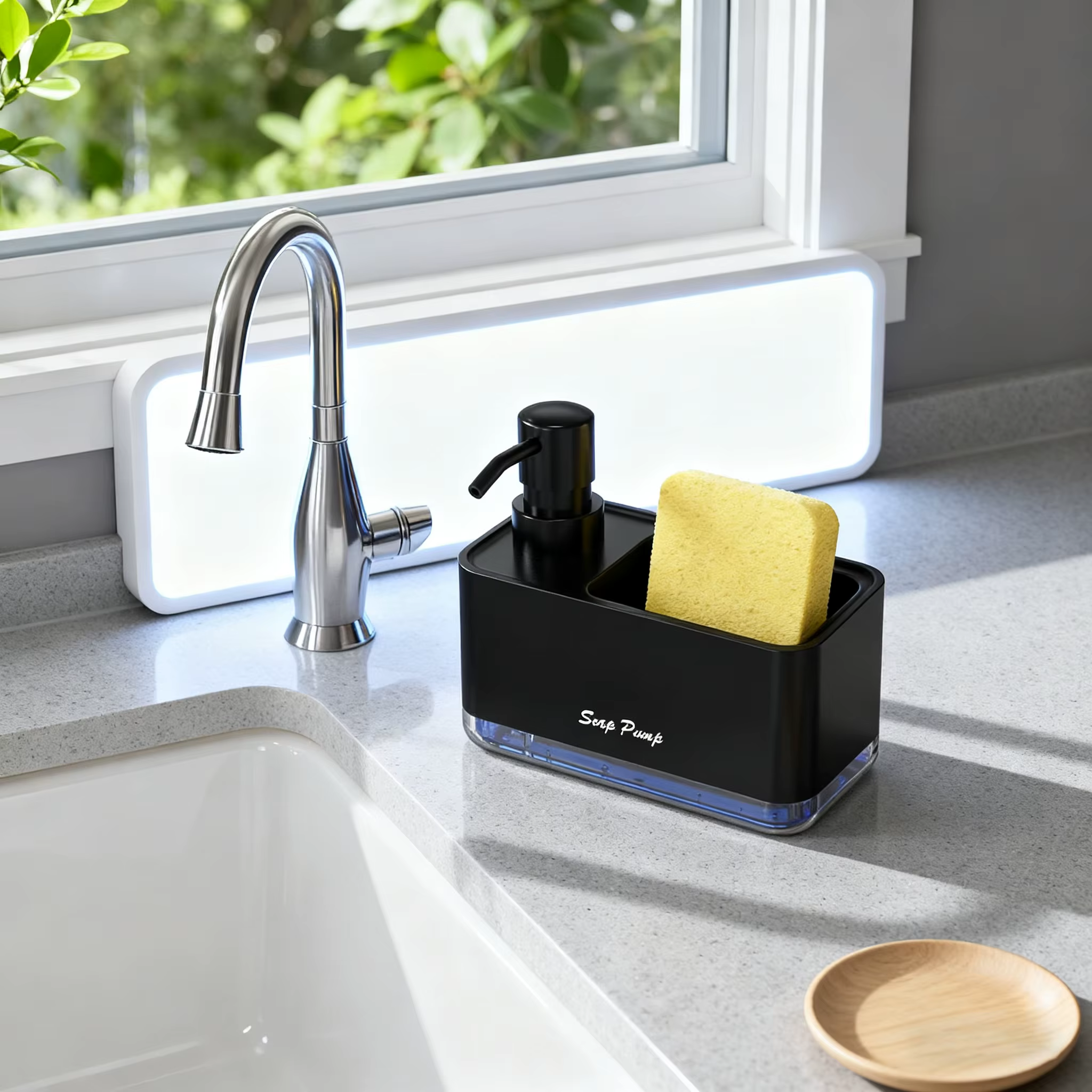 Distributeur de savon à vaisselle pour cuisine
