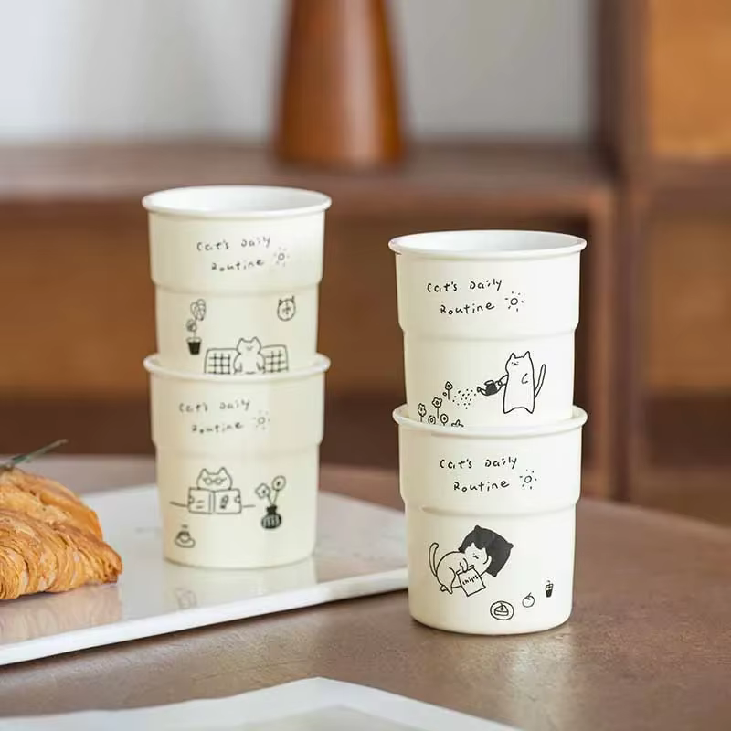 Tasse à café imprimée de 225ml