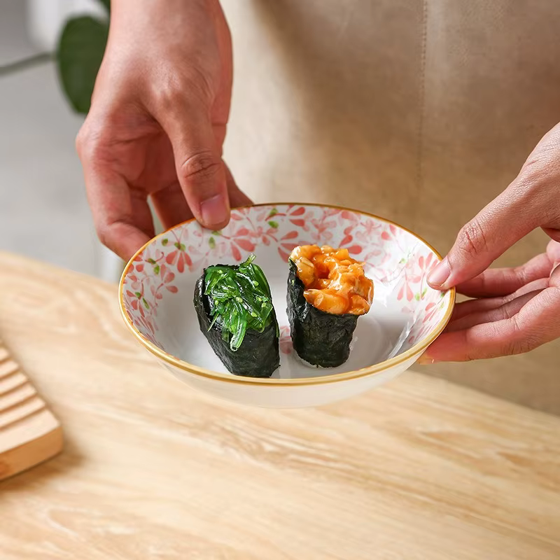 Assiette à Sauce à Dessert en céramique de Style japonais