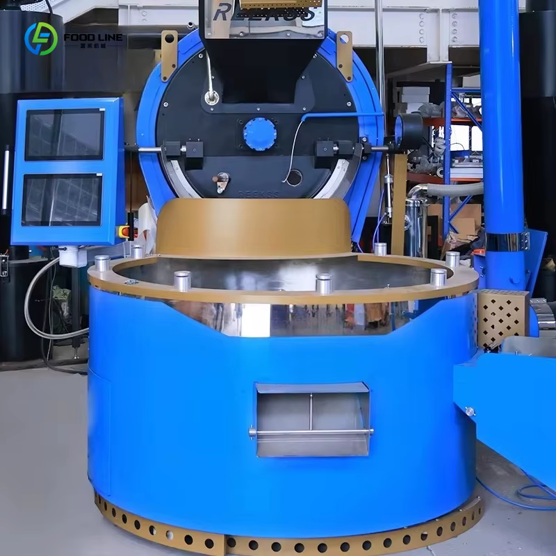 Ligne de production de café industrielle personnalisée, gamme complète de machines à torréfier le café de 60 kg à 360 kg