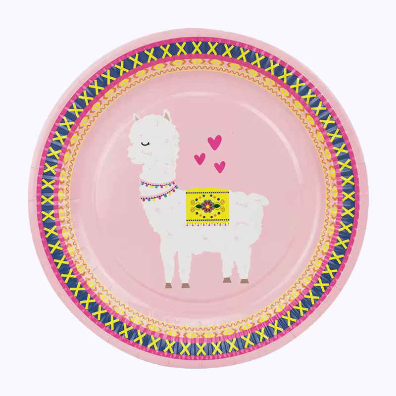 Ensemble de couverts mignons en forme d'alpaga