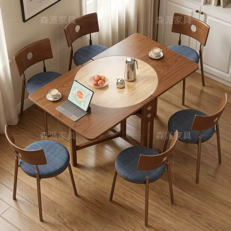 Table de salle à manger ronde de luxe pour cuisine centrale