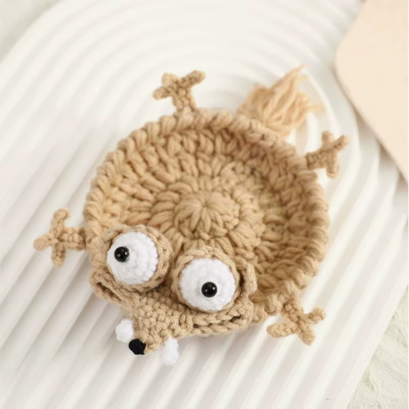 Sous-verre en crochet fait main