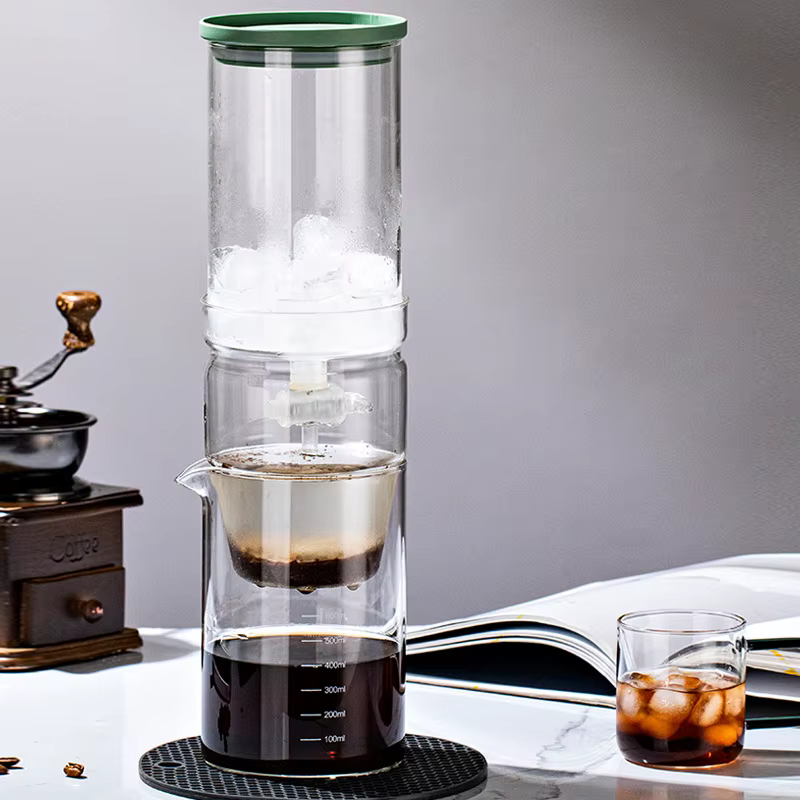 Cafetière à infusion froide de 600ml avec filtre goutte