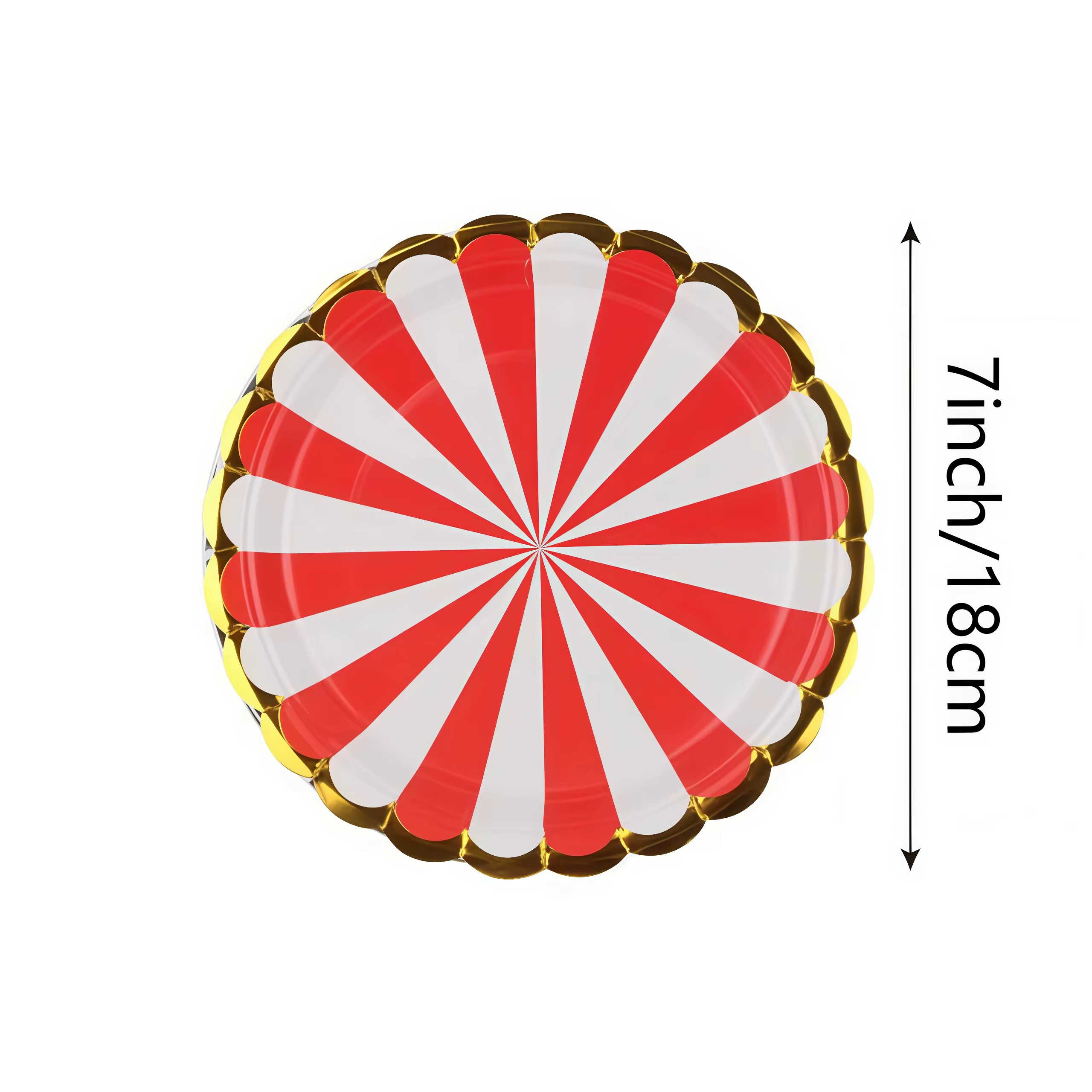 Assiettes en papier jetables pour fête
