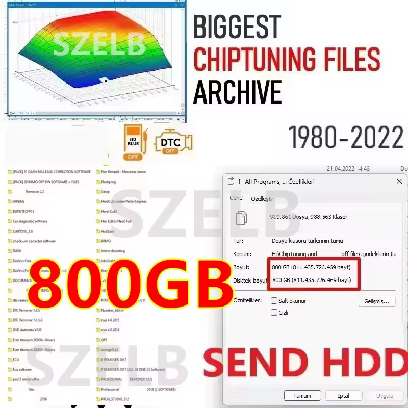 Winols 4.7 Entièrement Activé +800GB Damos Windows 10 11 Sans Virtuel Multilingue +ECM TITANIUM 1.61 + Outil de Service IMMO 4 en 1