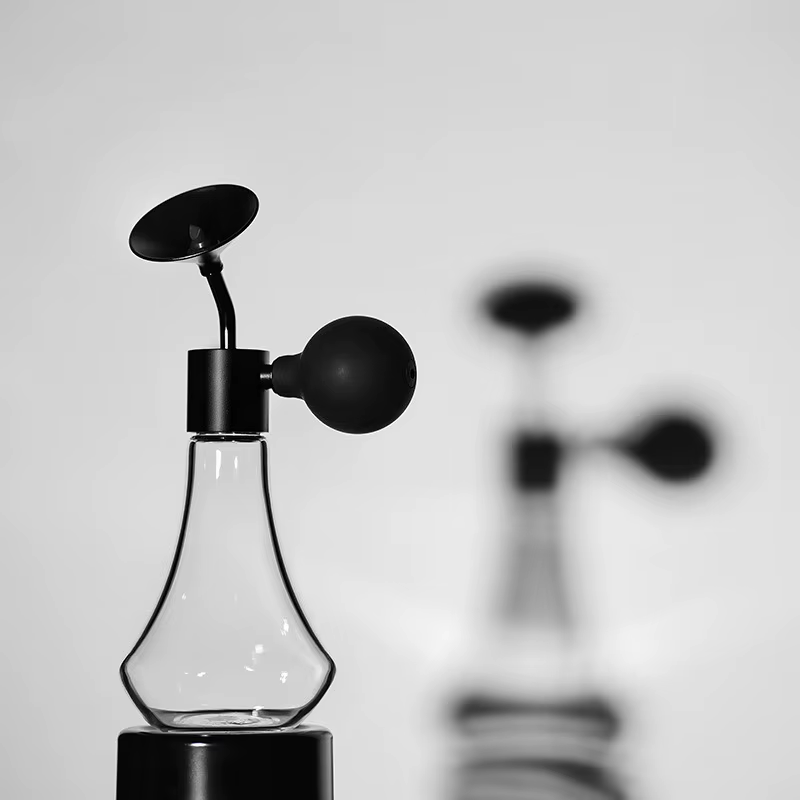 Bouteille testeur d'arômes de café en verre