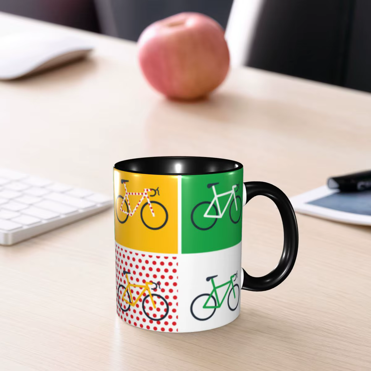 Mug à café personnalisé DIY pour la course cycliste Tour de France