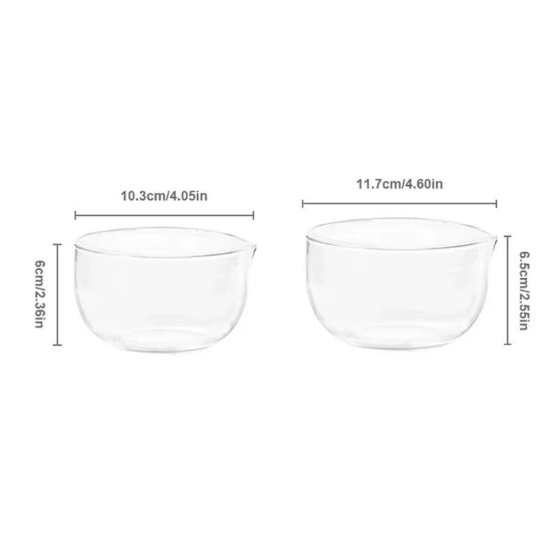 Bol en verre japonais, tasse à café au lait