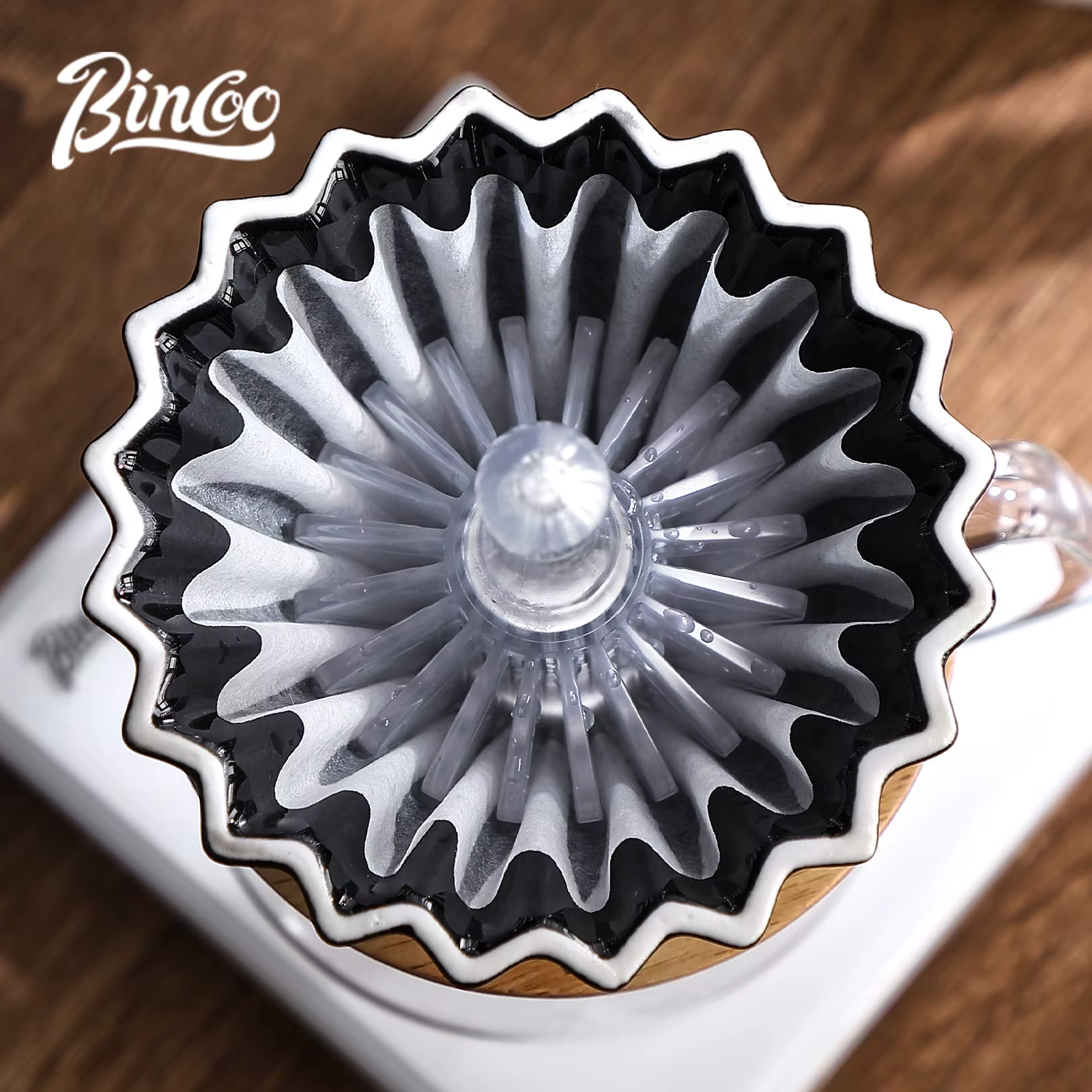 Bincoo café filtre papier Assistant gâteau Tritan