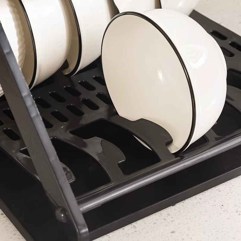 Rangement de vaisselle de cuisine en acier inoxydable
