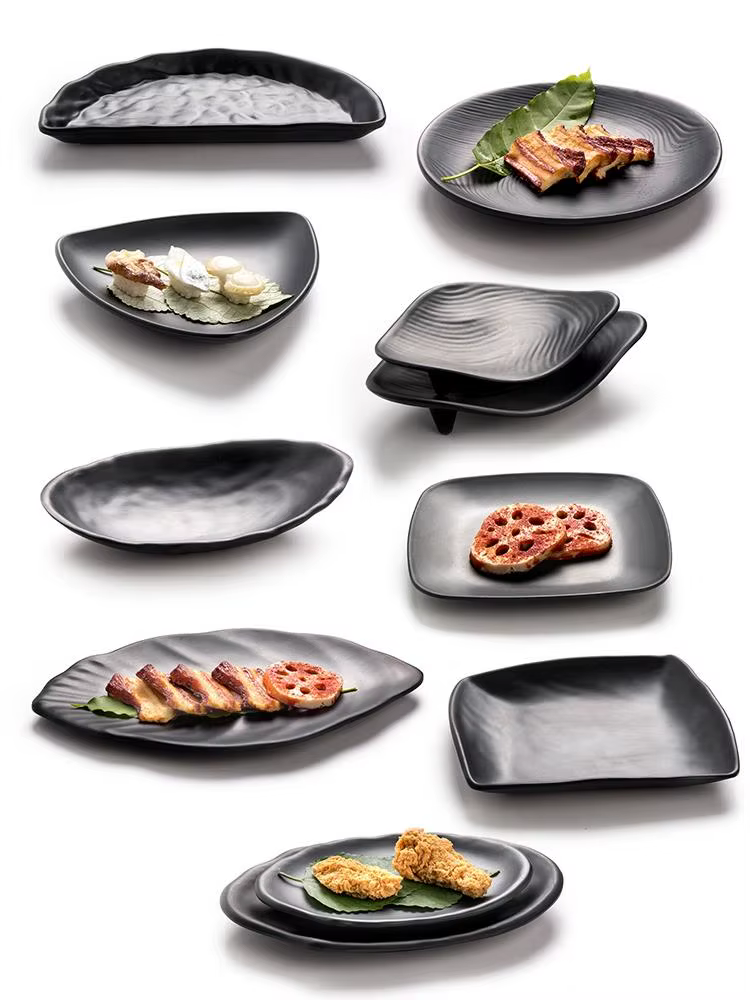 Assiette de barbecue en mélamine