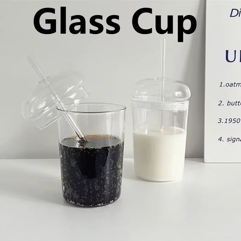 Tasse à café glacée en verre Transparent de 450ML
