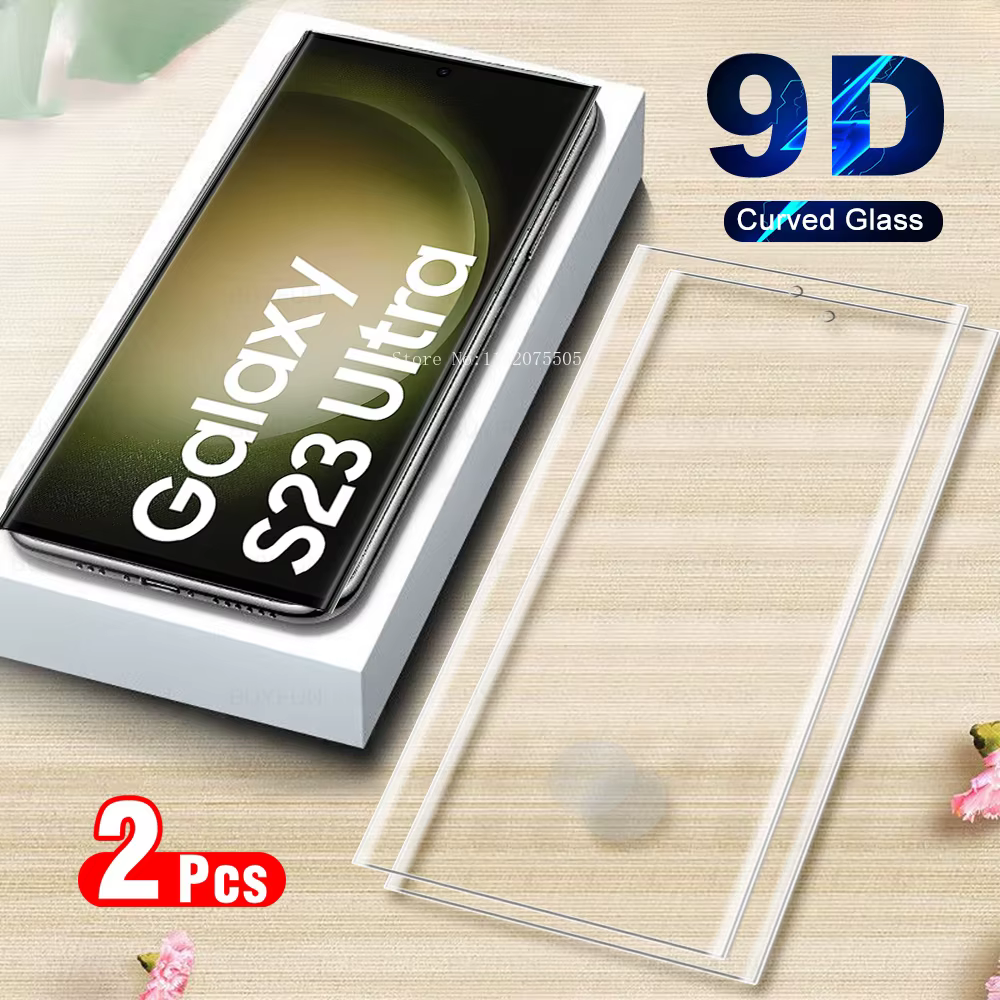 Protecteur d'écran en verre incurvé 9D, Samsung Galaxy S23 Ultra, S22, S21 Ultra, S23Ultra, S22Ultra, S23U, 5G, Guatemala, 2 pièces