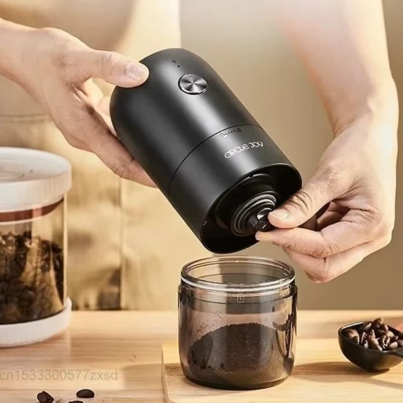 CIRCLE JOY Moulin à café électrique de précision automatique compact rechargeable sans fil