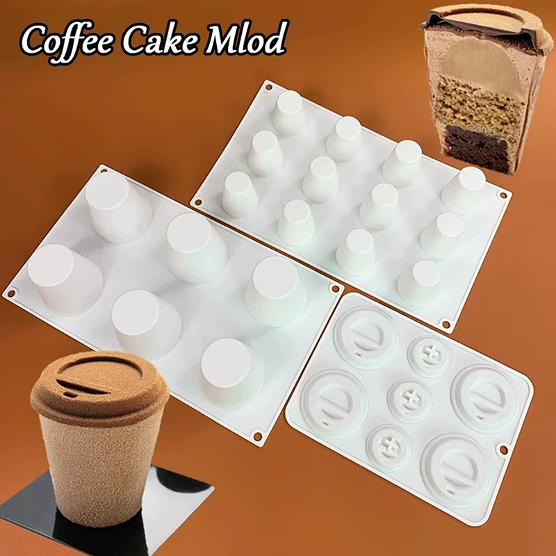 Moule à gâteau en Mousse au chocolat en Silicone