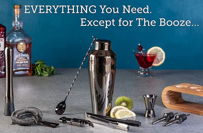 Ensemble de bar à cocktails Mixology Bartender Kit