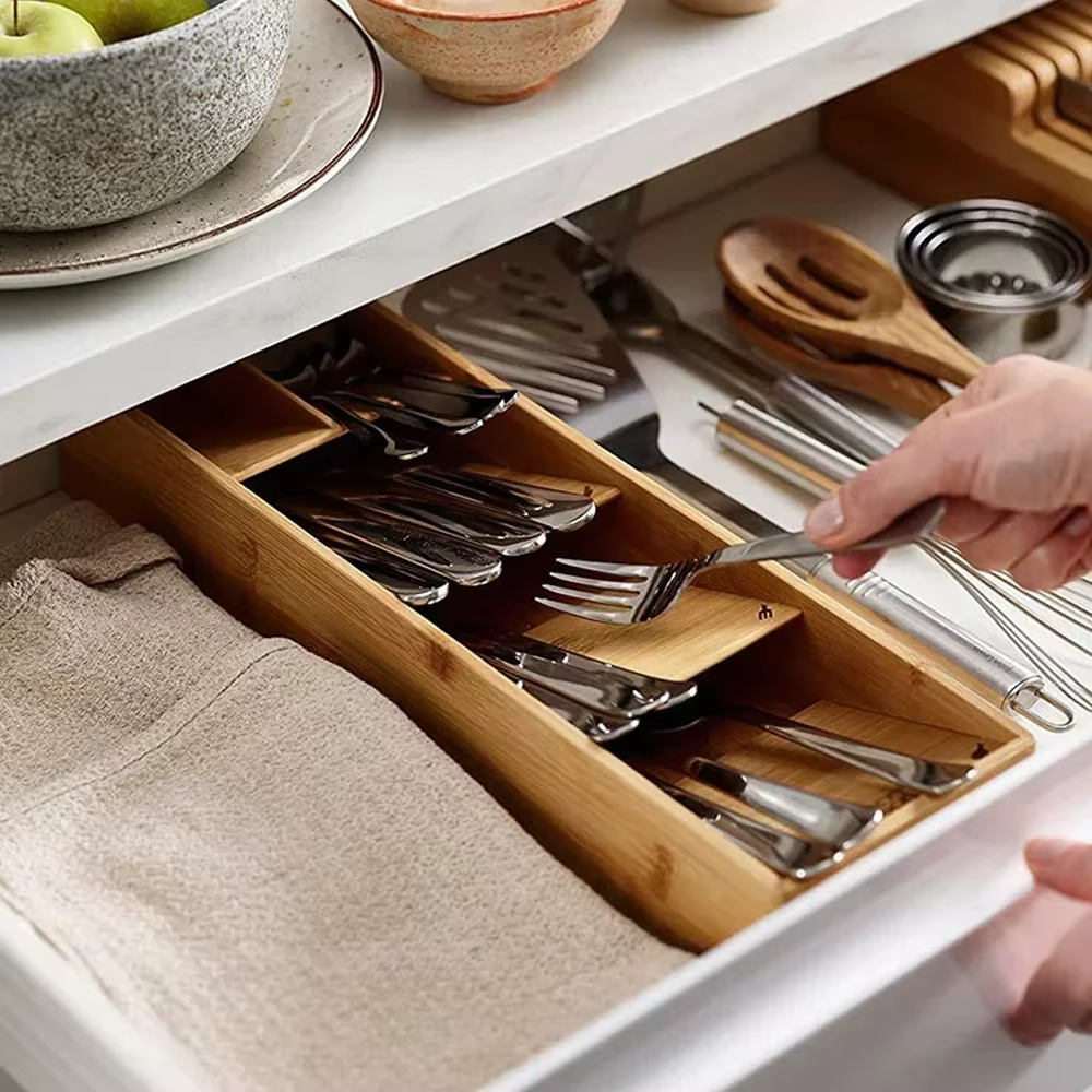 MELTool-Couverts Compacts en Bambou