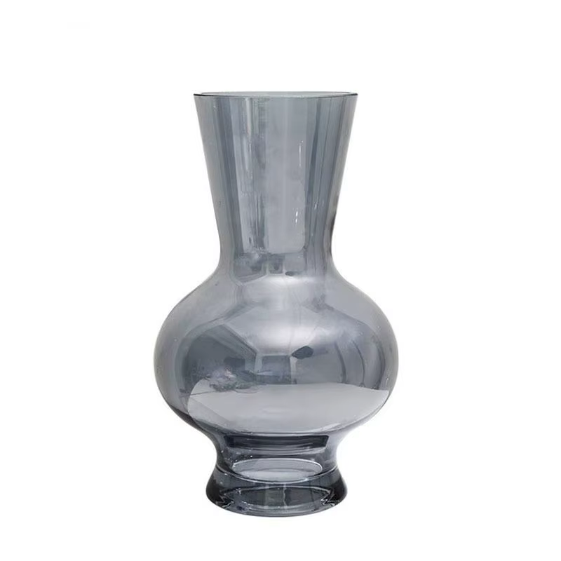 Vase en verre dégradé coloré