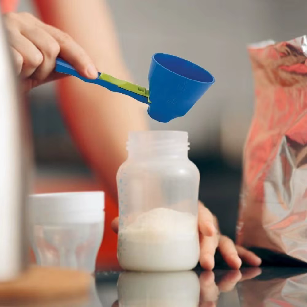 Flling cuillère à café entonnoir en plastique réutilisable