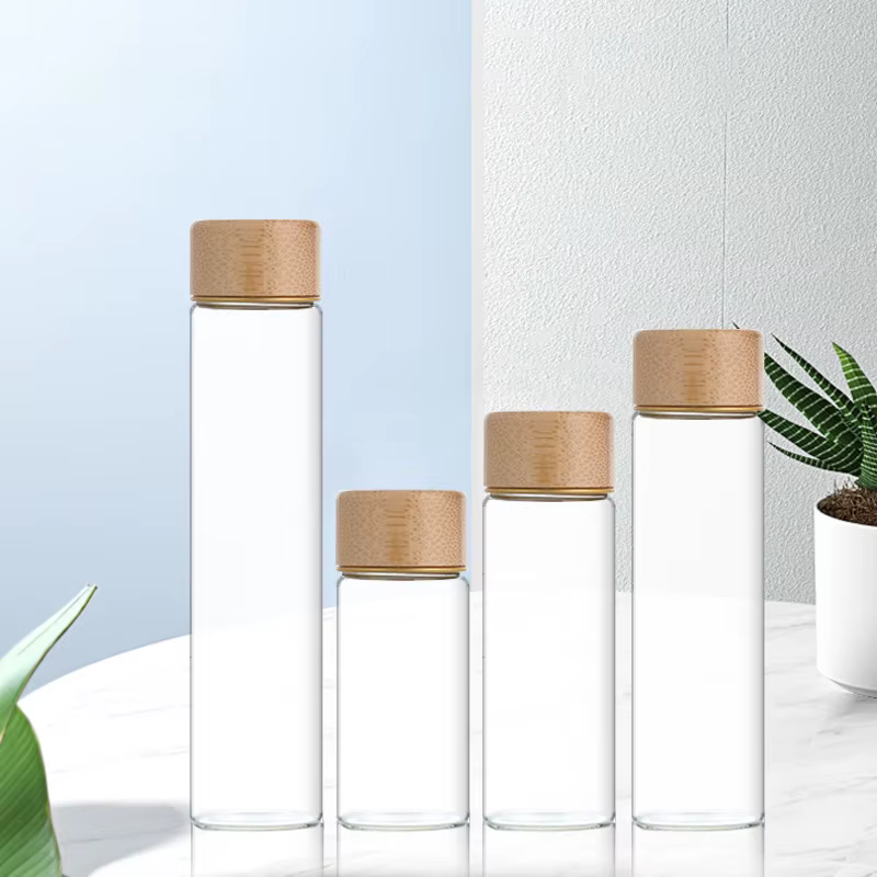 【Peace】Conteneur de stockage pour grains de café en verre avec outil en bois